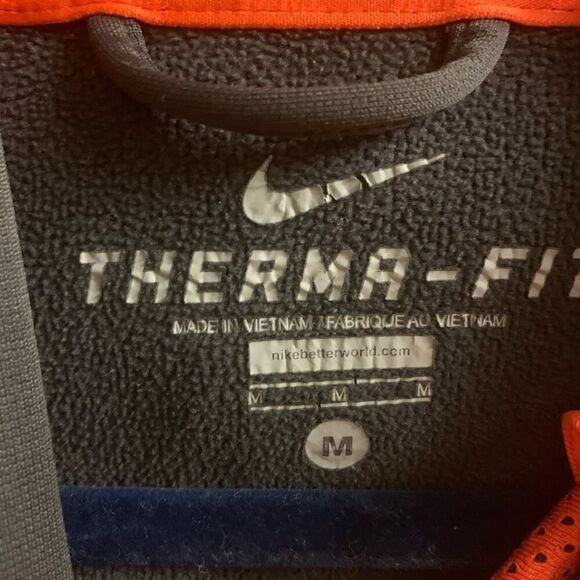 Nike Therma Dri Fit Men’s Swoosh Pullover Training Black Gray Hoodie Size M - Picture 4 of 4